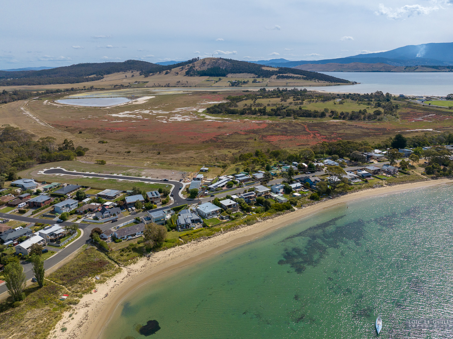 photograph of Lauderdale looking towards Ralphs Bay Conservation Area